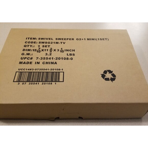 swivel sweeper g2 plus 1 mini nos open box - Picture 3 of 7